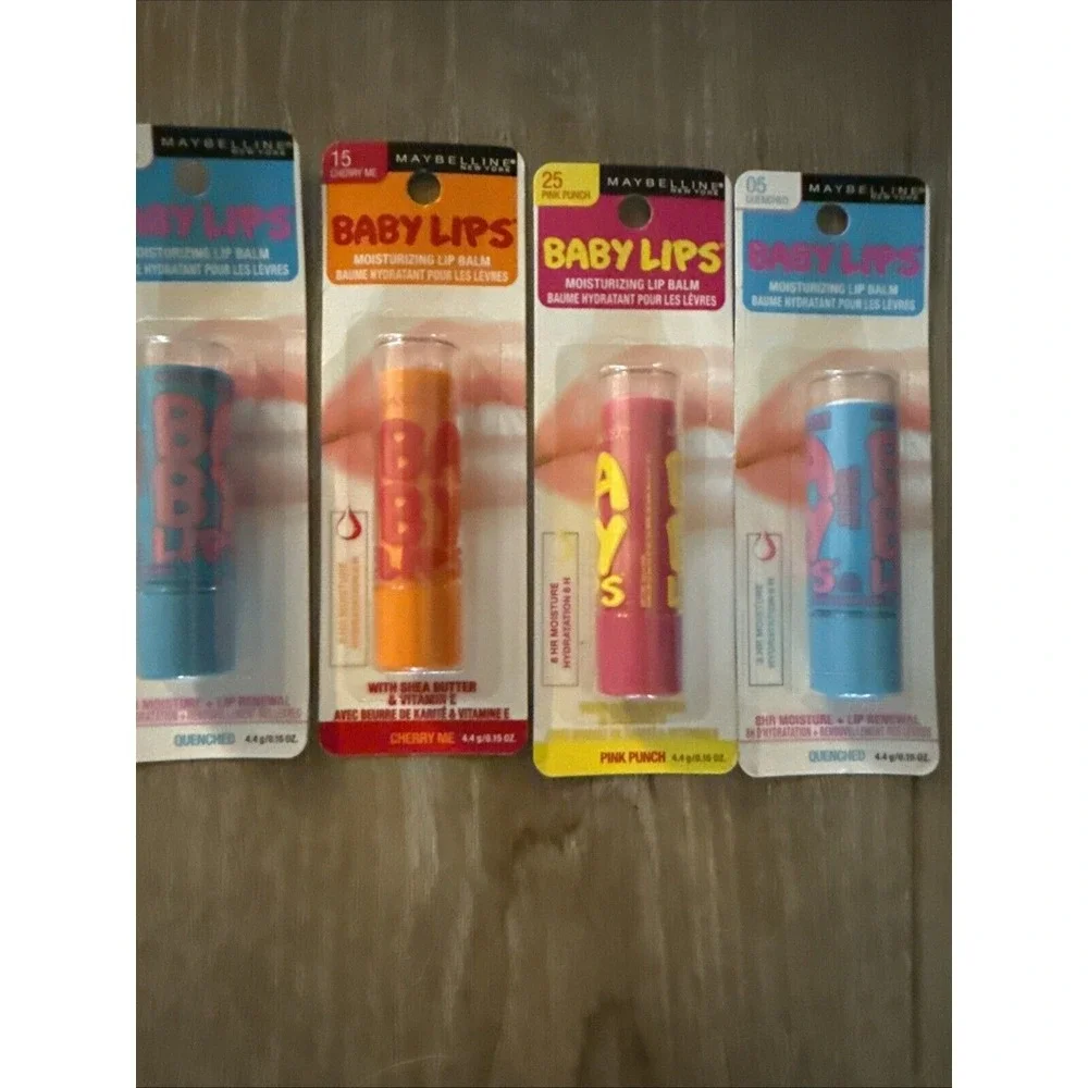 4 Maybelline Baby Lips Moisturizing Hydrating Lip Balm #05 ‎ 15 25 Quenched